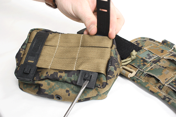 How to fit a pouch with Malice Clips