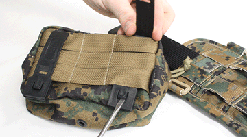How to fit a pouch with Malice Clips