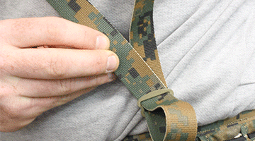 Attaching low profile suspenders to your Hunters Belt