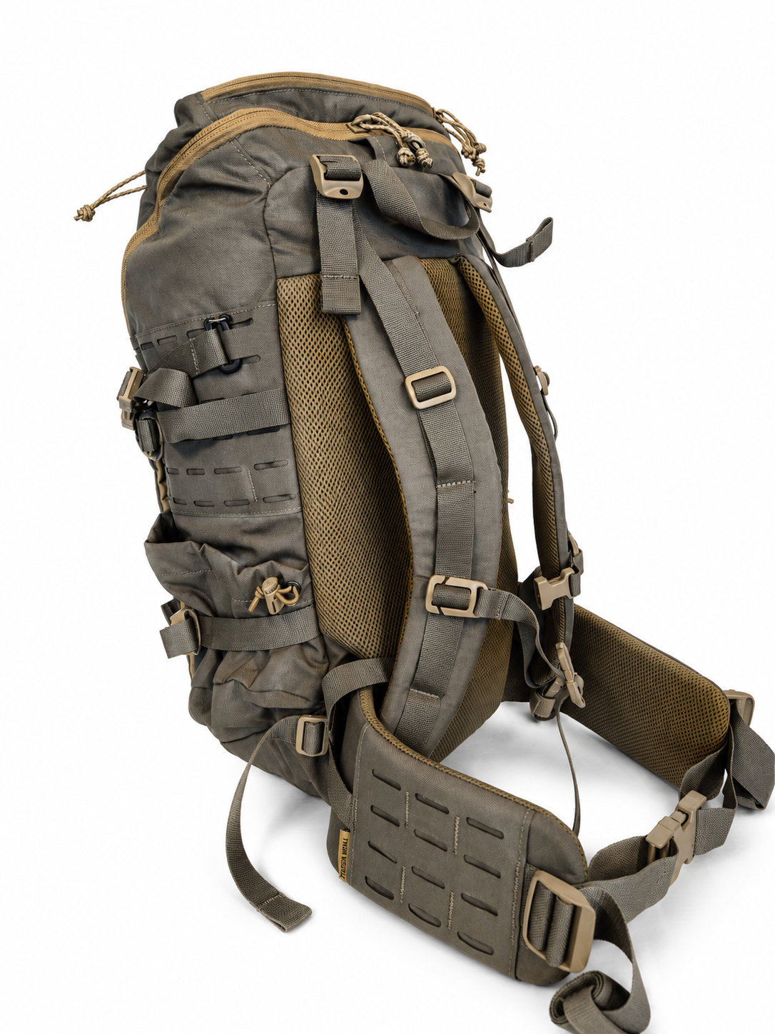 TacKea Pack w/ Overload Panel & Hipbelt – Ranger Green / Coyote Brown