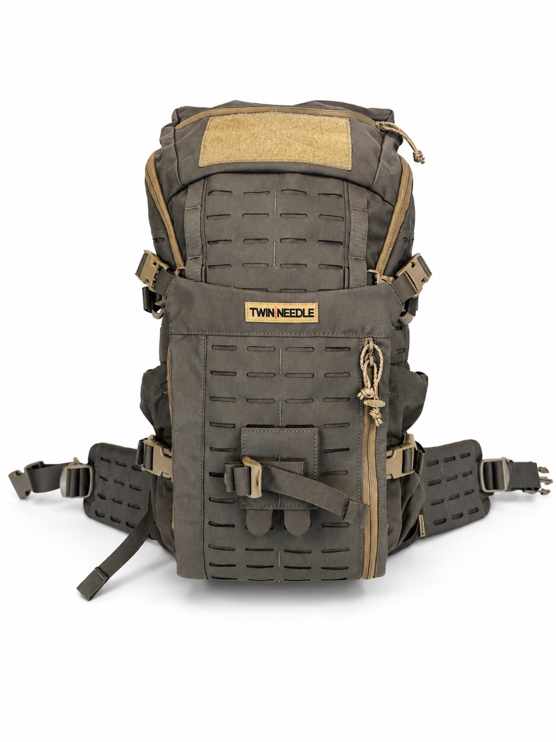 TacKea Pack w/ Overload Panel & Hipbelt – Ranger Green / Coyote Brown