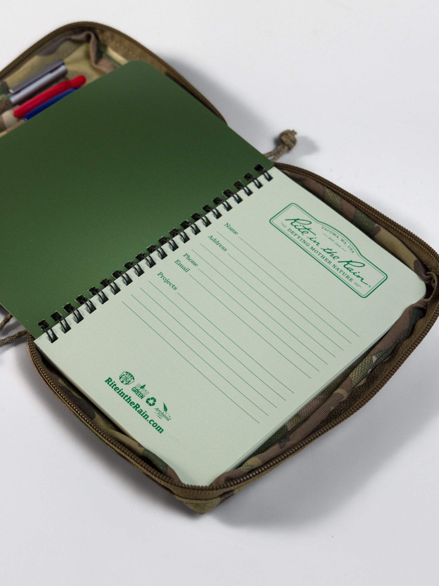 Commanders Note Book Pouch