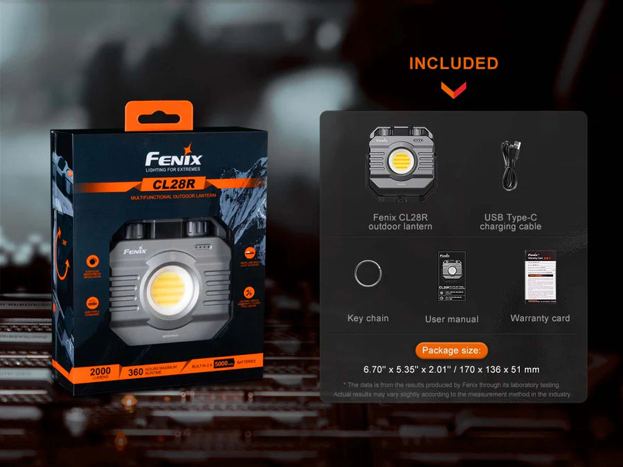 Fenix Rechargeable Lantern with Color Adjust CL28R