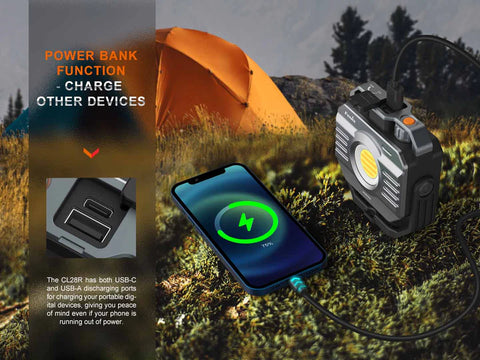 Fenix Rechargeable Lantern with Color Adjust CL28R