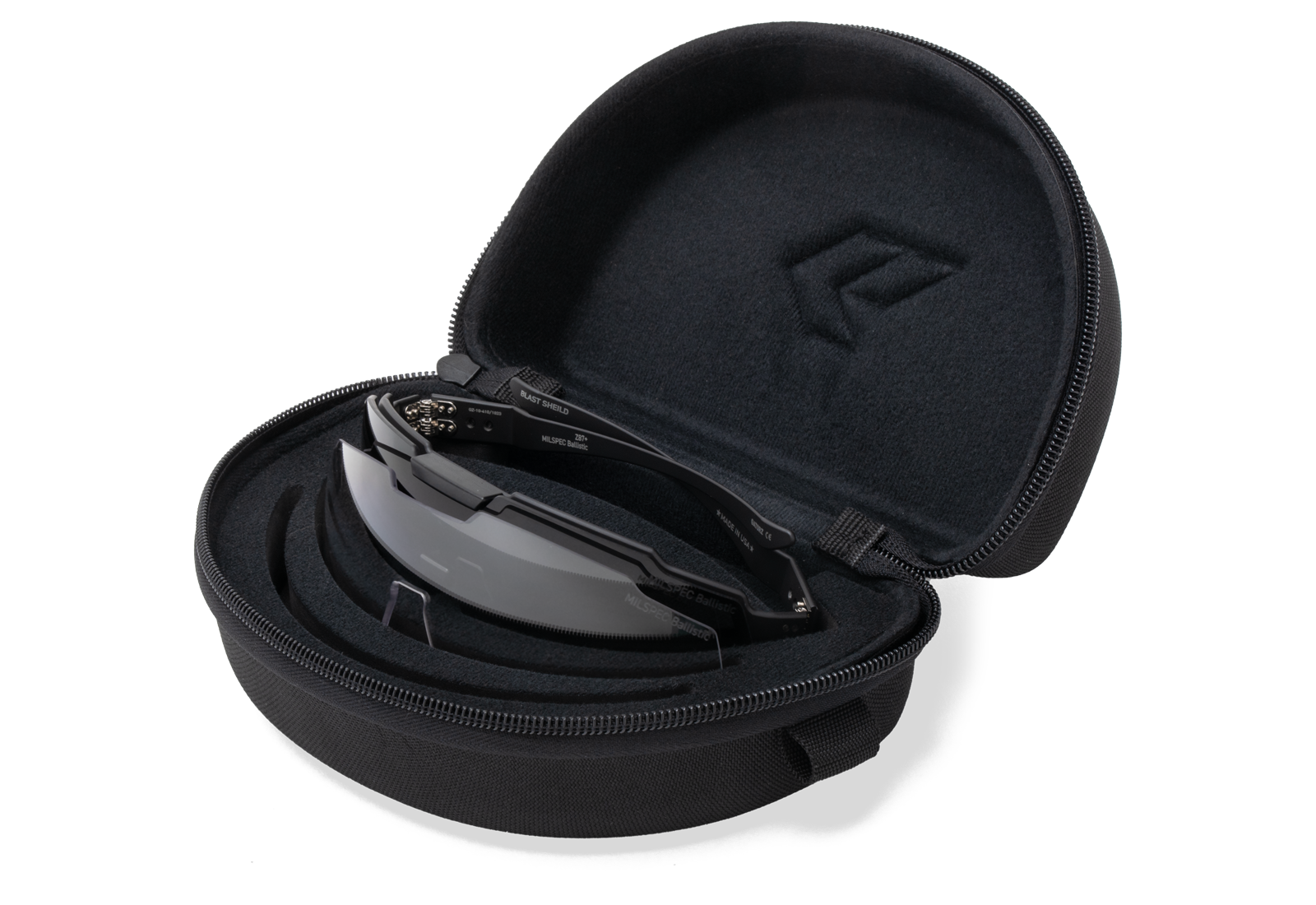 BLASTSHIELD MILSPEC - Ballistic - Black Frame w/ Anti-Fog