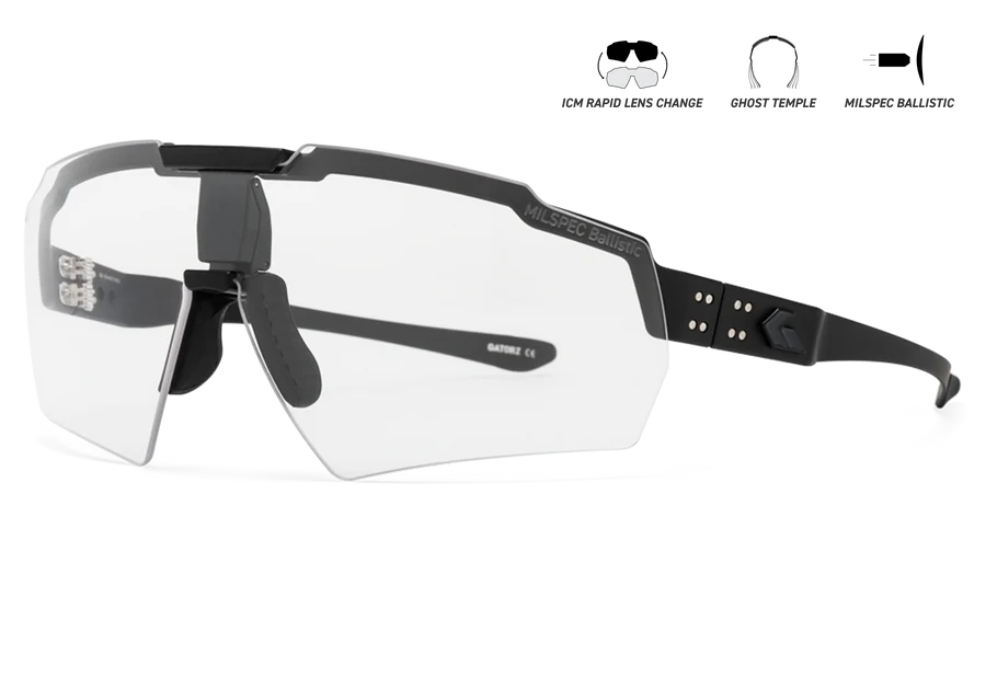 BLASTSHIELD MILSPEC - Ballistic - Black Frame w/ Anti-Fog
