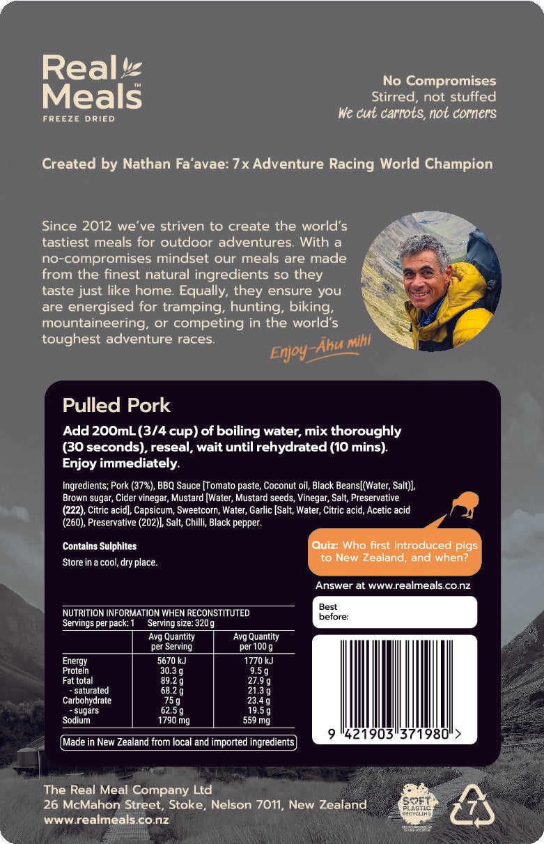 Real Meals Pulled Pork