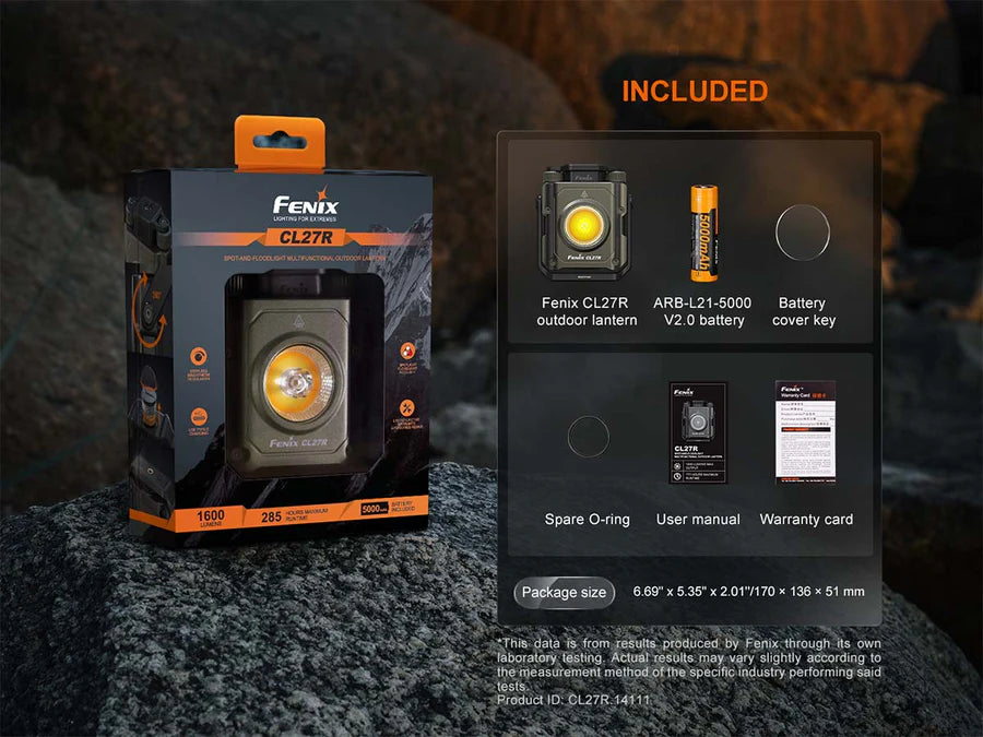 Fenix Rechargeable Lantern CL27R